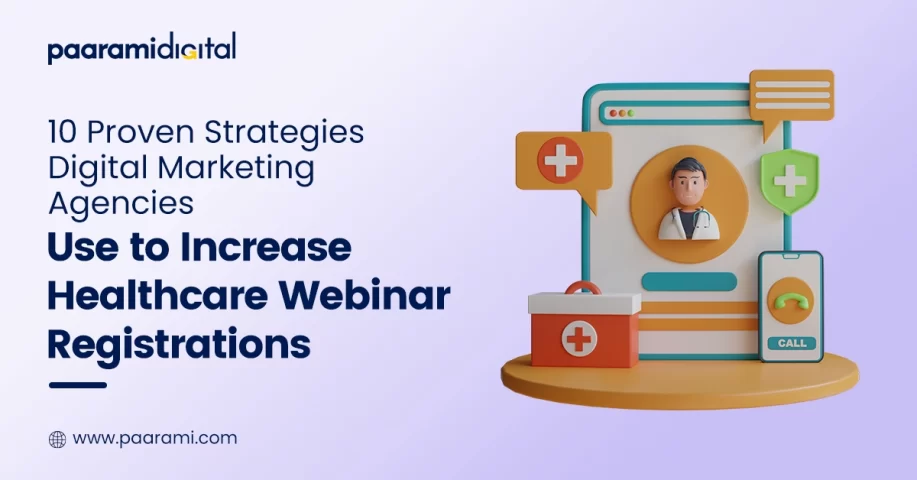 Increase healthcare webinar Registrations